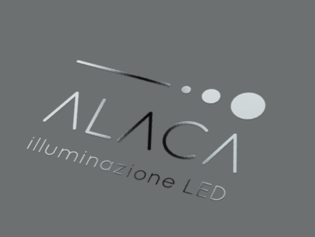 Logo Alaca verniciatura UV