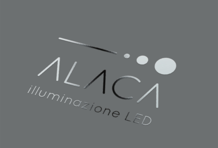 Logo Alaca verniciatura UV